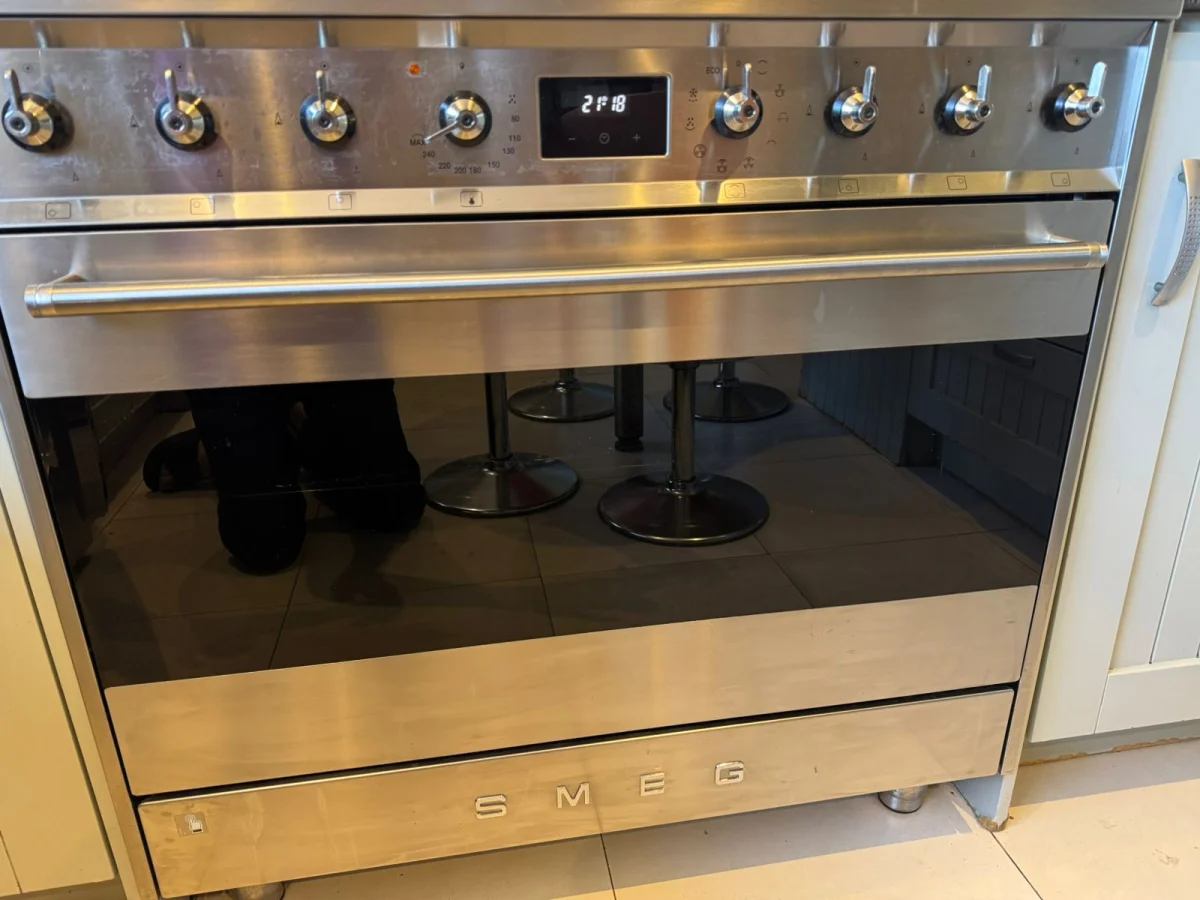 Stove repair work 6